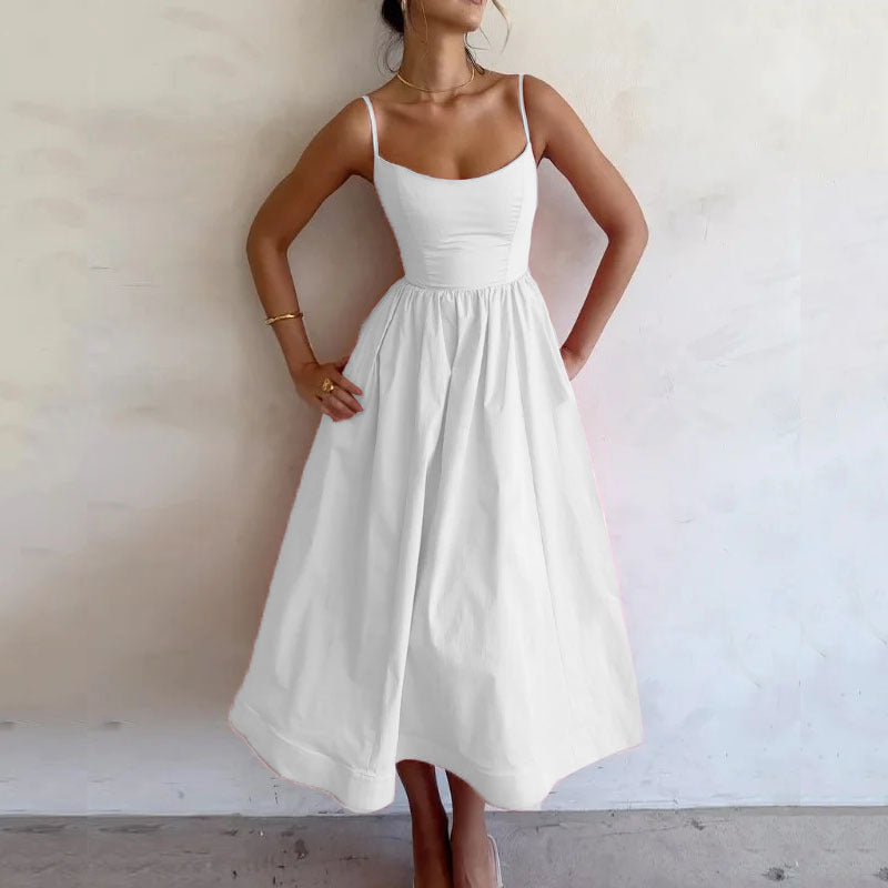 Robe élégante taille marquée