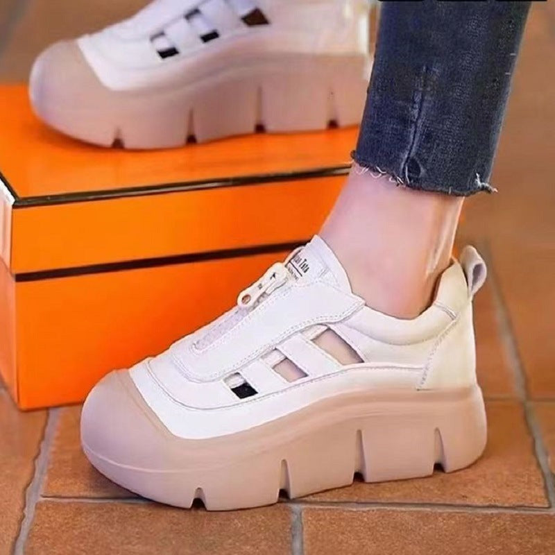Chaussures Plateforme à Coupe Aérée