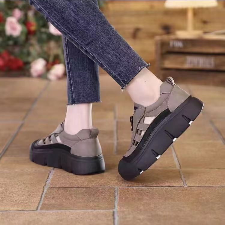 Chaussures Plateforme  à Coupe Aérée