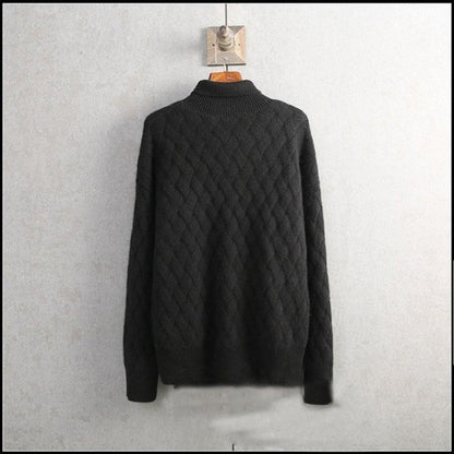 Pull Col Roulé Épais en Maille Douce