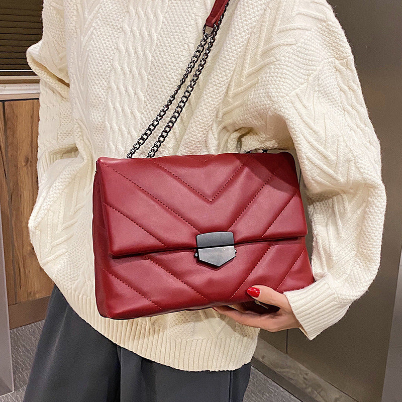 Sac Bandoulière en Simili Cuir Brodé