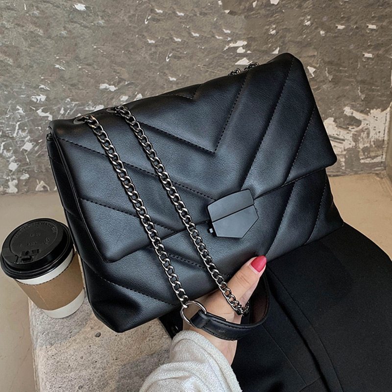 Sac Bandoulière en Simili Cuir Brodé