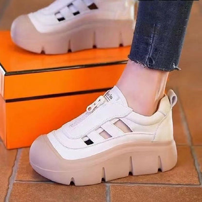 Chaussures Plateforme  à Coupe Aérée