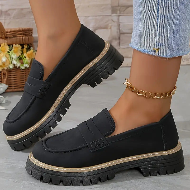 Mocassins Chic Noir Style Parisien