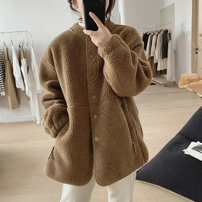 Manteau Douillet en Laine d’Agneau