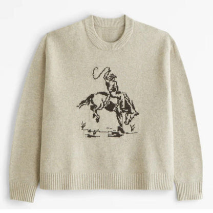 Pull Décontracté à Col Rond