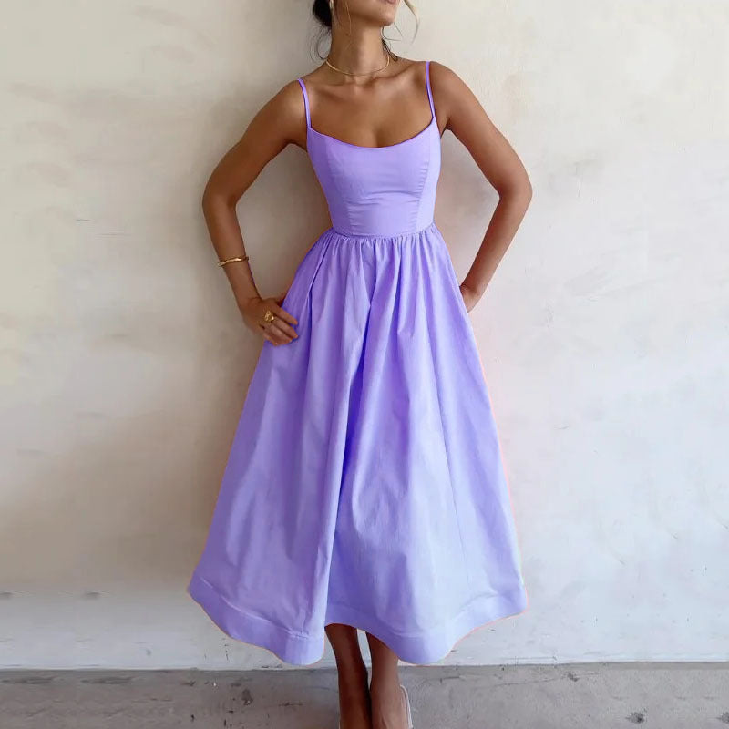 Robe élégante taille marquée