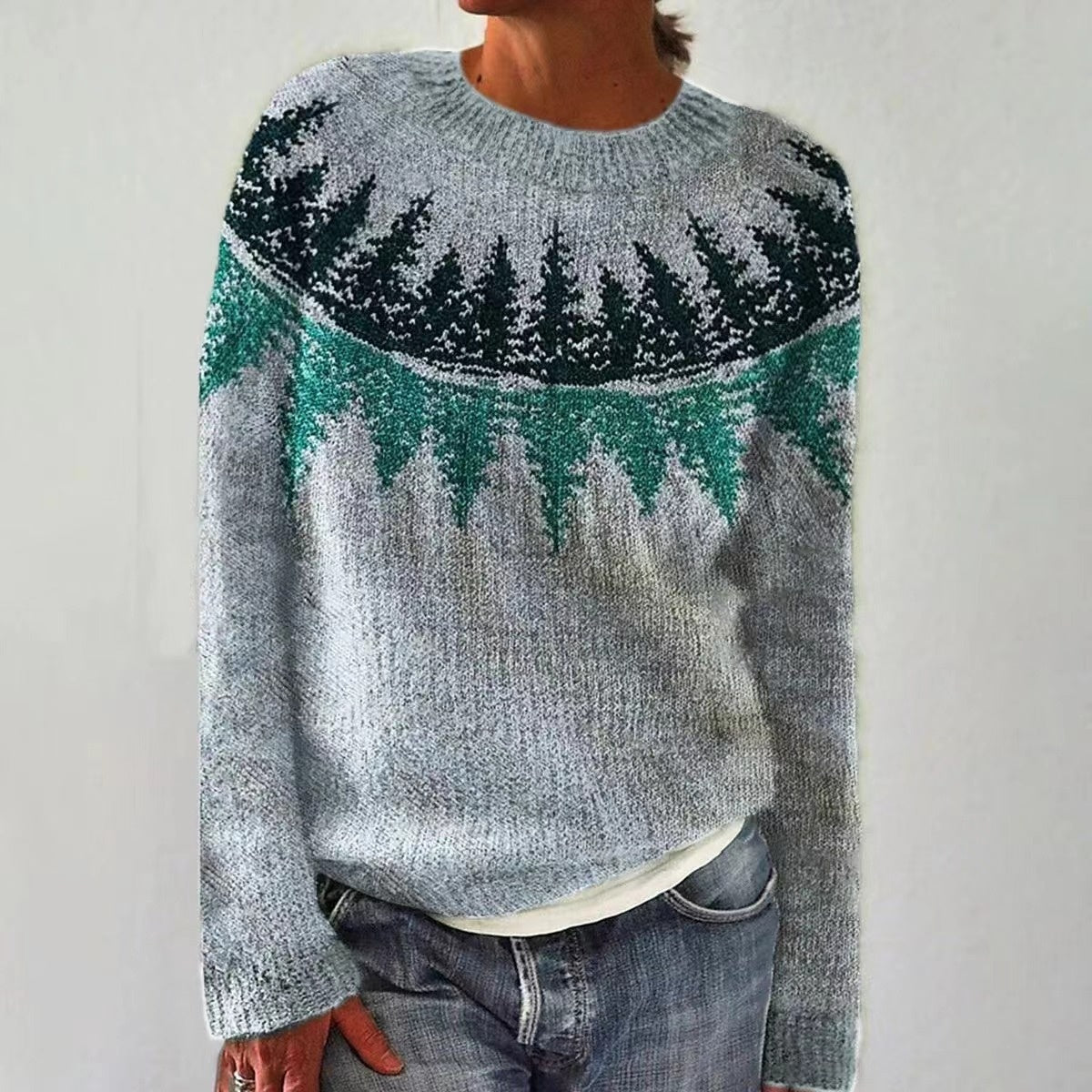 Pull-Over Élégant à Silhouette Flatteuse