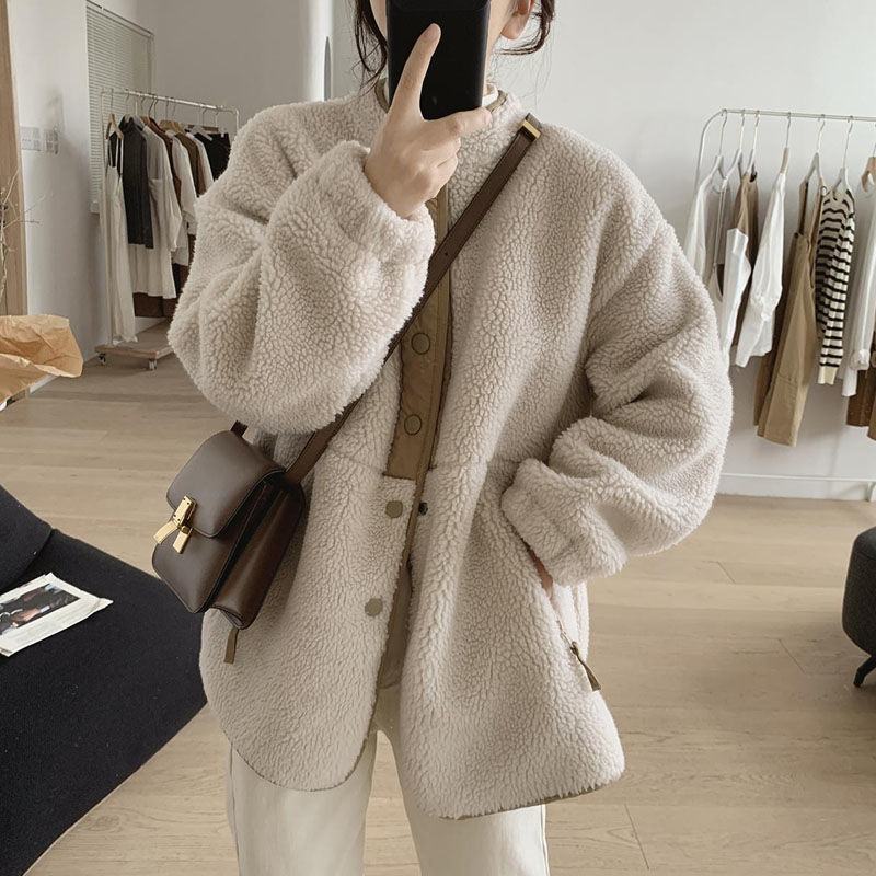 Manteau Douillet en Laine d’Agneau