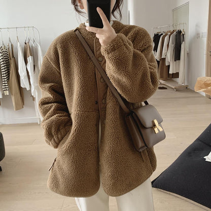 Manteau Douillet en Laine d’Agneau