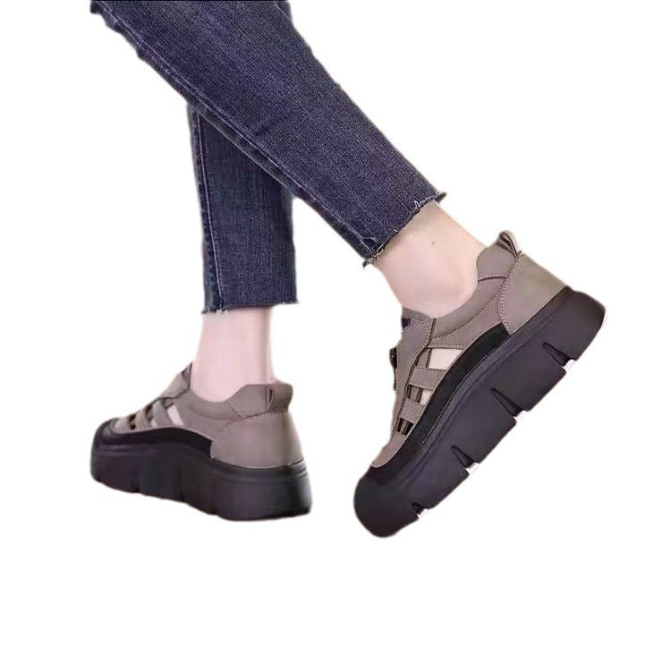 Chaussures Plateforme  à Coupe Aérée