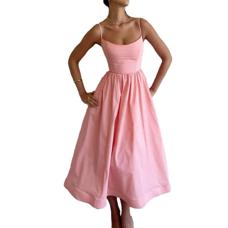 Robe élégante taille marquée